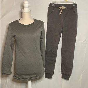 ⭐️SWEAT SET NWOT grey